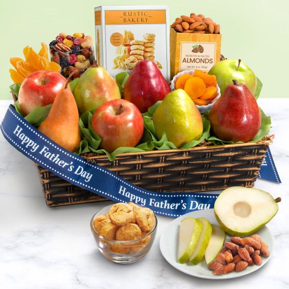 Fruit Basket with Cheese & Nuts for Dad - CFG8019F_24J